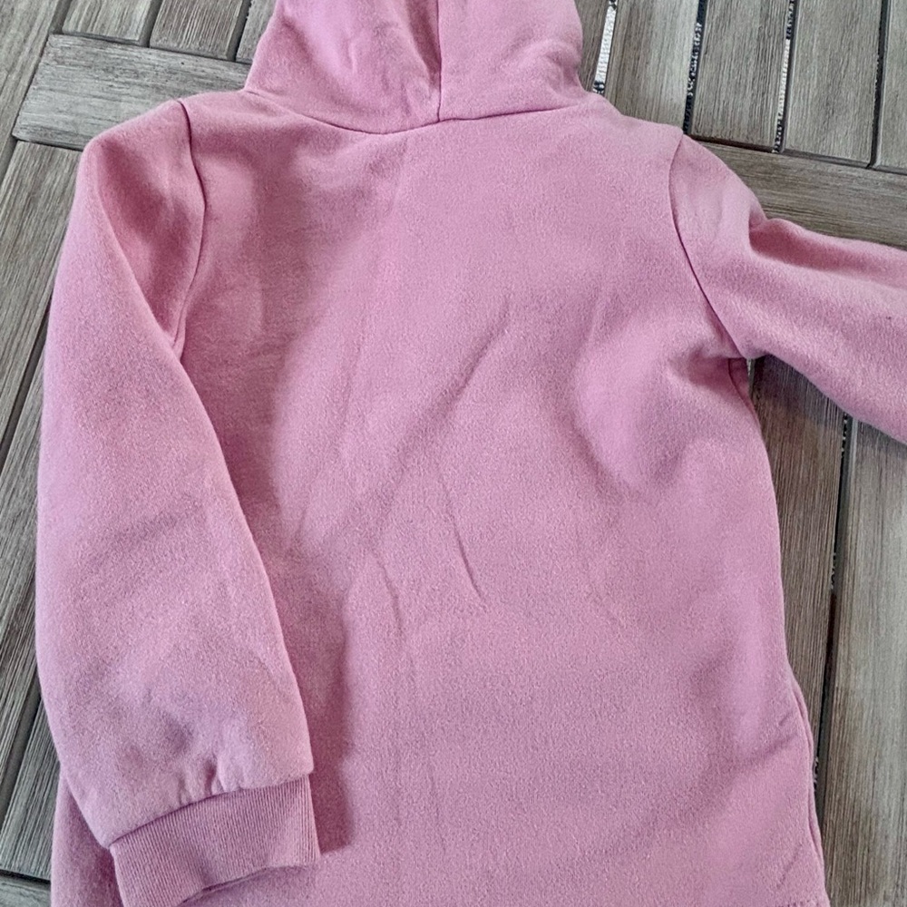 Carter's Pink Hoodie with Bunny Pocket - Picture 3 of 4